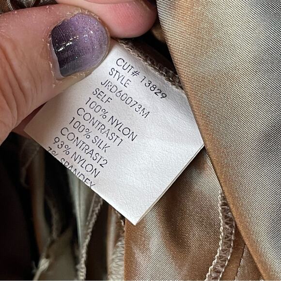 Tadashi Shoji Collection Metallic Beaded Party Dress - Picture 11 of 11